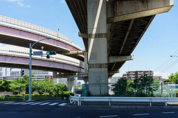 Junction Japánban Tokiói Táj — Stock Fotó