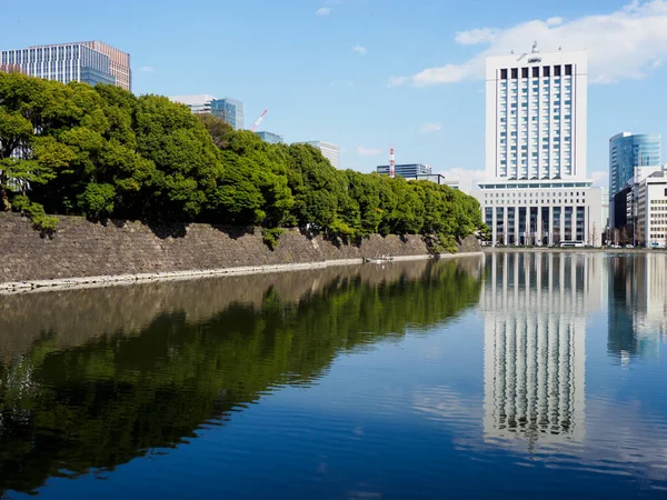Tokyo Imperial Palace Japonii Krajobraz — Zdjęcie stockowe
