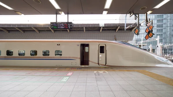 Японский Экспресс Поезд Синдзо Абэ — стоковое фото
