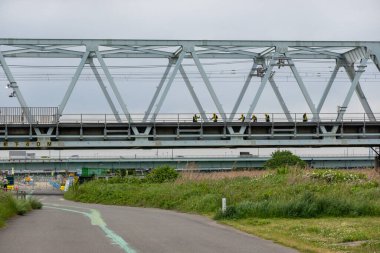 Tokyo Arakawa nehir yatağı manzarası