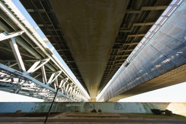 Tokyo Arakawa nehir yatağı manzarası