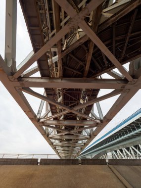 Tokyo Arakawa nehir yatağı manzarası