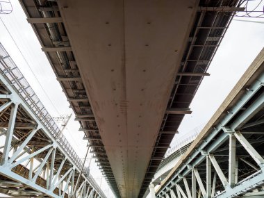 Tokyo Arakawa nehir yatağı manzarası