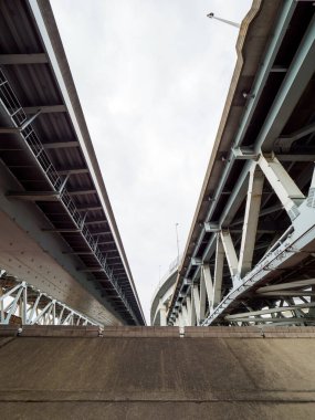 Tokyo Arakawa nehir yatağı manzarası