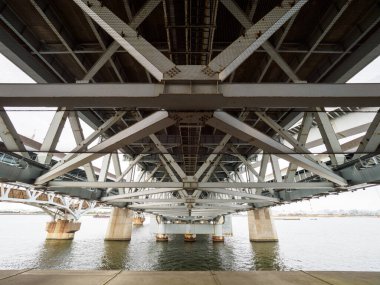 Tokyo Arakawa nehir yatağı manzarası