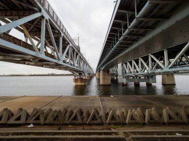 Tokyo Arakawa nehir yatağı manzarası