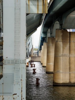 Tokyo Arakawa nehir yatağı manzarası