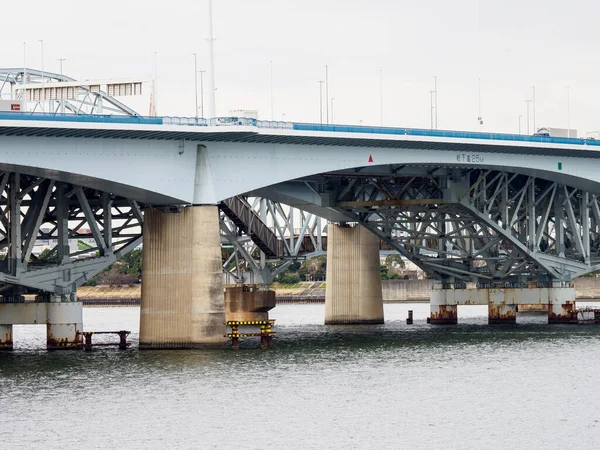 Tokyo Arakawa nehir yatağı manzarası