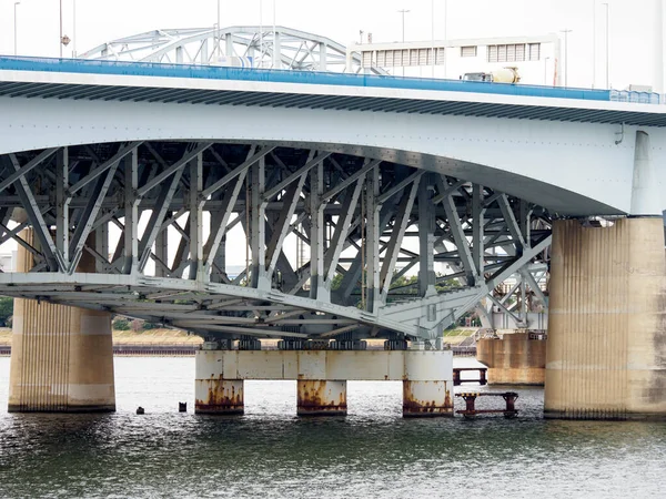 Пейзаж Річки Токіо Аракава — стокове фото