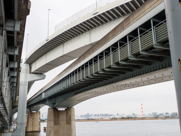 Tokyo Arakawa nehir yatağı manzarası