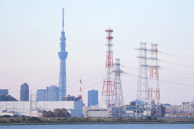 Tokyo Sky ağaç manzara