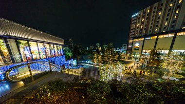 Japonya 'da Tokyo solamachi aydınlatması