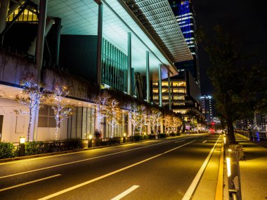 Japonya 'da Tokyo solamachi aydınlatması