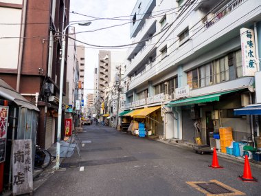 Tokyo Tsukiji Piyasa Manzarası