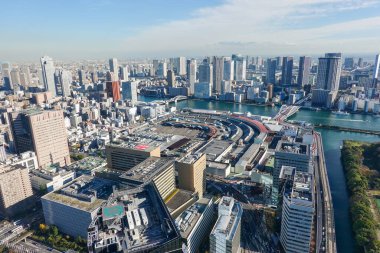 Tokyo Tsukiji Piyasa Manzarası