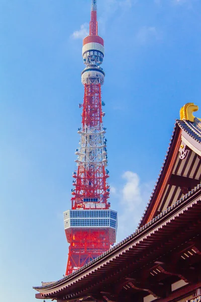 Japonya Tokyo Kulesi Manzara — Stok fotoğraf