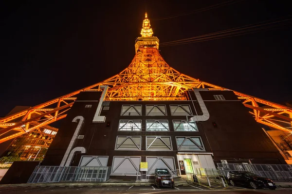 Tokyo Tower Vista Nocturna Japón —  Fotos de Stock