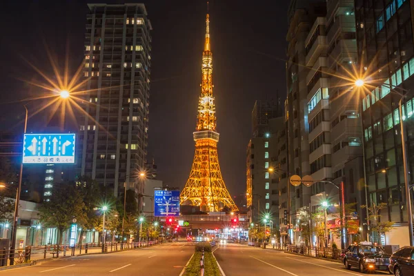 Tokyo Tower Japan Night View — стокове фото