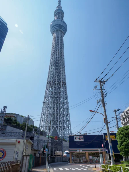 Tokyo Sky Tree Landskap — Stockfoto