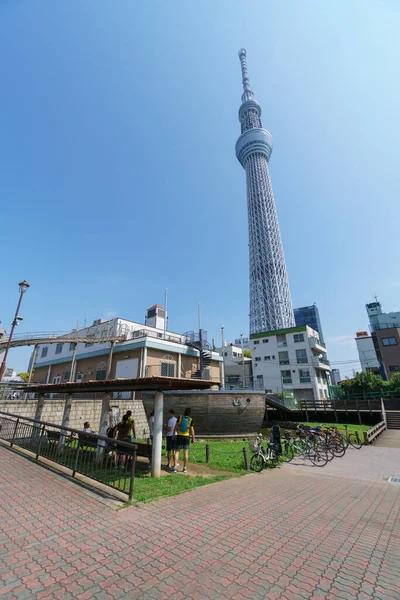 東京スカイツリー建設風景 — ストック写真