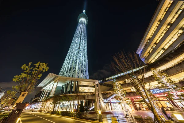 Nachtsicht Auf Den Tokyo Sky Tree — Stockfoto