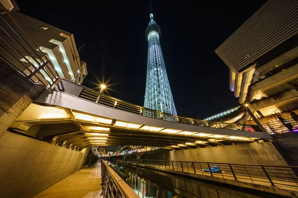 東京スカイツリー夜景 — ストック写真