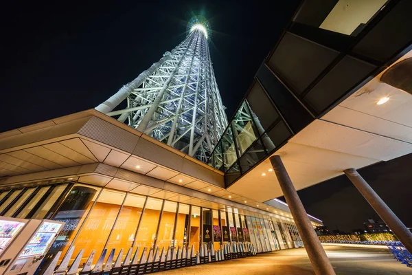 Tokio Sky Tree Night View — Zdjęcie stockowe