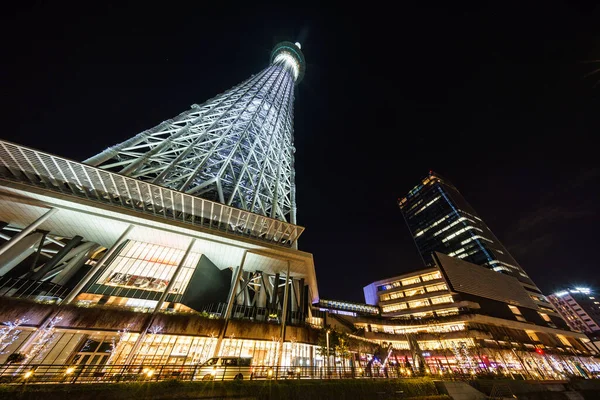 Tokio Sky Tree Night View — Zdjęcie stockowe