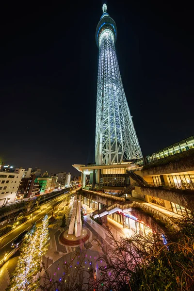 Nachtsicht Auf Den Tokyo Sky Tree — Stockfoto