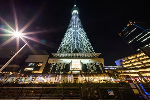 Tokyo Sky Tree Night View — Stock fotografie