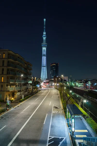 Tokyo Sky Tree Night View — стокове фото