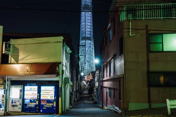 东京天空树夜景 — 图库照片