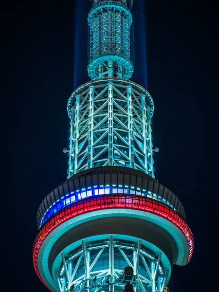 東京スカイツリー夜景 — ストック写真