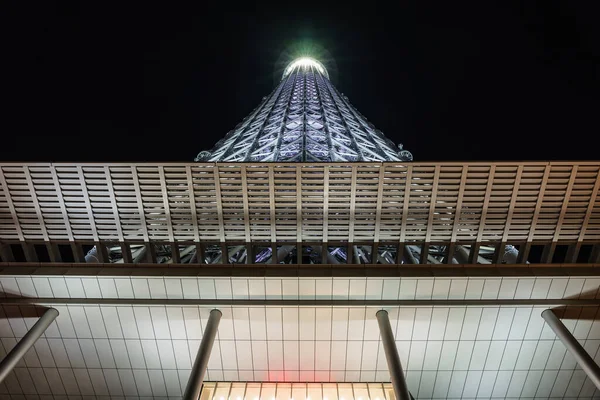 Nachtsicht Auf Den Tokyo Sky Tree — Stockfoto