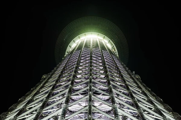 Tokyo Sky Tree Vista Noturna — Fotografia de Stock