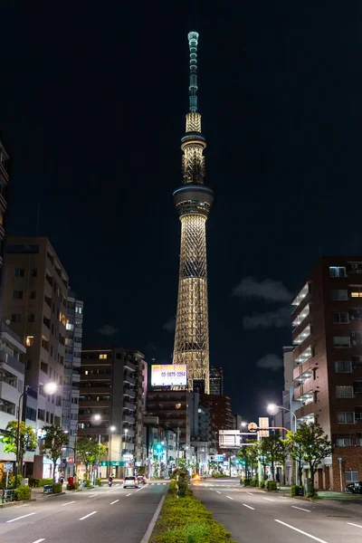 Tokyo Sky Tree Night View — Stockfoto