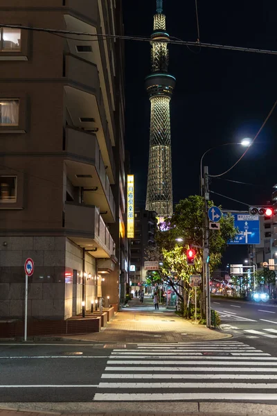 Tokyo Sky Tree Night View — стокове фото