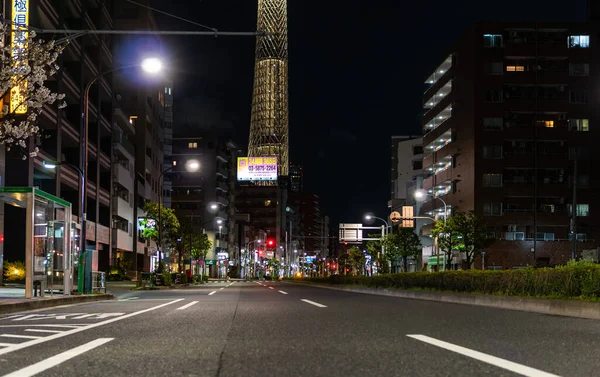 Tokyo Sky Tree Night View — Stockfoto