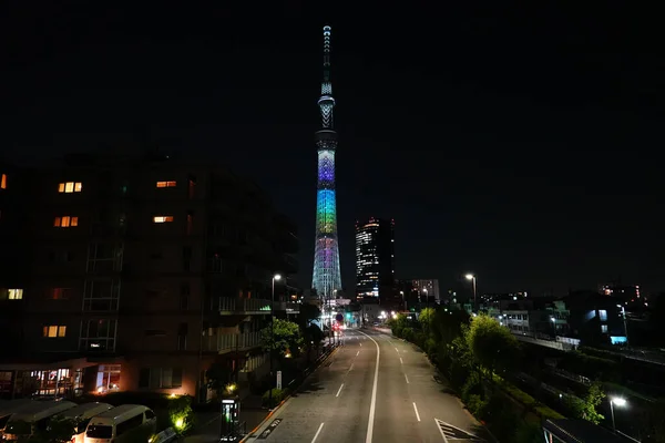 Tokyo Sky Tree Night View — стокове фото