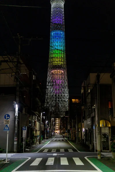 Tokyo Sky Tree Night View — стокове фото