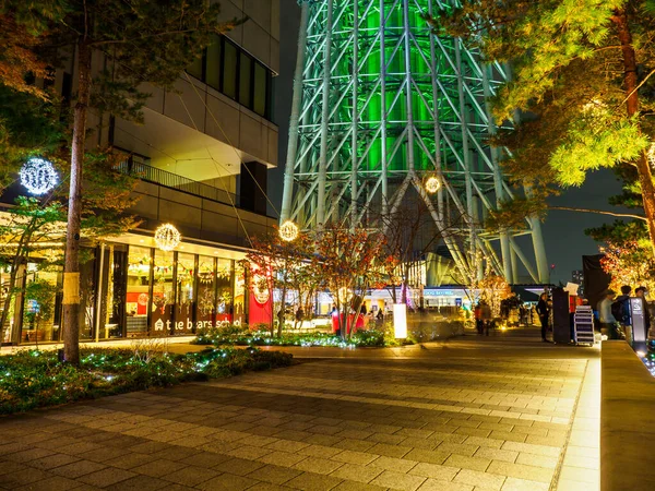 Tokyo Solamachi Osvětlení Japonsku — Stock fotografie