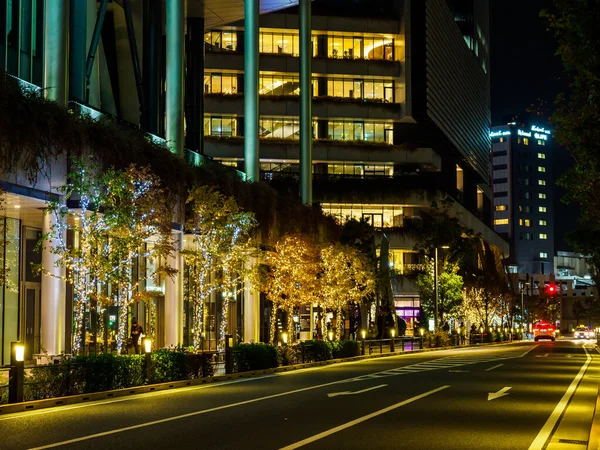 Iluminação Tóquio Solamachi Japão — Fotografia de Stock