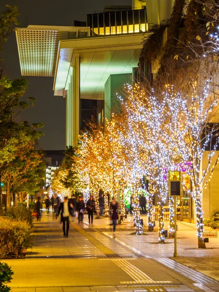 Japonya 'da Tokyo solamachi aydınlatması