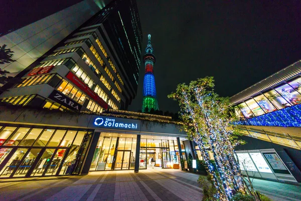 Tokyo Solamachi Osvětlení Japonsku — Stock fotografie