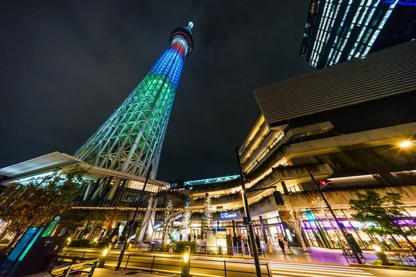 Illuminazione Tokyo Solamachi Giappone — Foto Stock