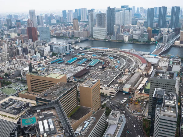 Tokiói Tsukiji Piaci Tájkép — Stock Fotó