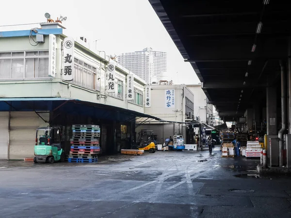 Tokio Tsukiji Krajobraz Rynku — Zdjęcie stockowe
