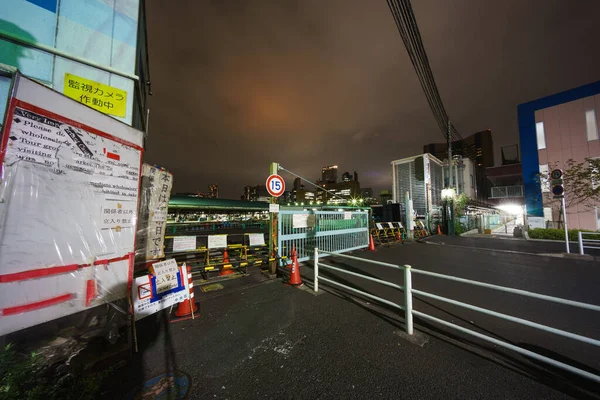 Tokyo Tsukiji Pazar Gecesi Görünümü