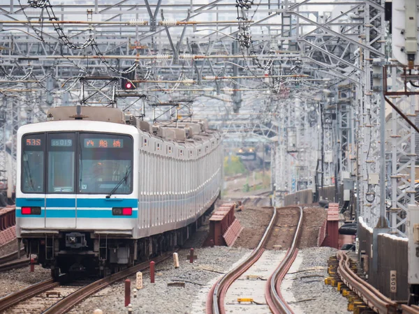 Giornata Del Paesaggio Ferroviario Giapponese — Foto Stock