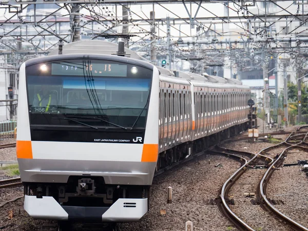 Japanese Railway Landscape Day — Stock Photo, Image